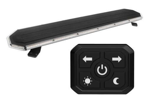 LED Mini Bar   614 x 218 x 25, 12/24V jaune 24"