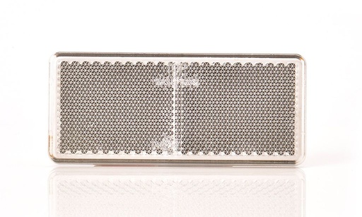 Catadioptre blanc rectangulaire