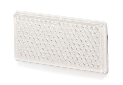Catadioptre blanc rectangulaire