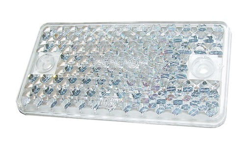 Catadioptre blanc autocollant 91 x 47 mm