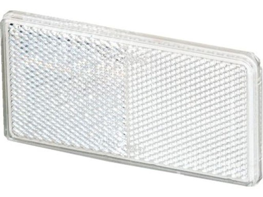 Rückstrahler weiss105 x 55mm