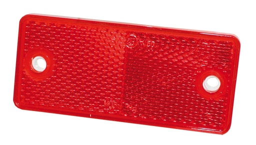 Catadioptre rouge rectangulaire