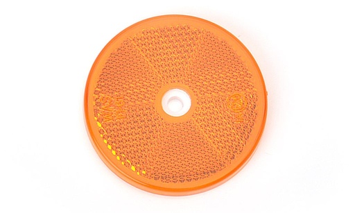 Rückstrahler Ø 60 mm gelb (30.0006.010)