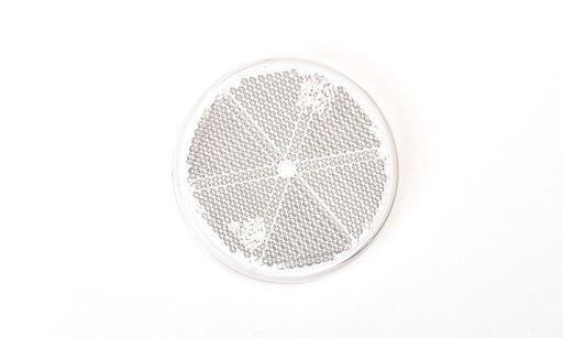 Catadioptre blanc rond