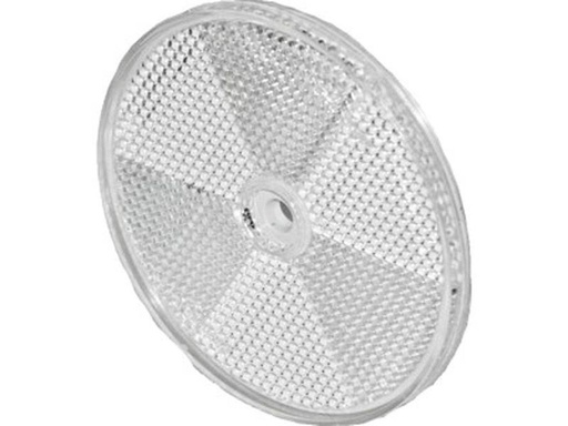 Catadioptre blanc rond