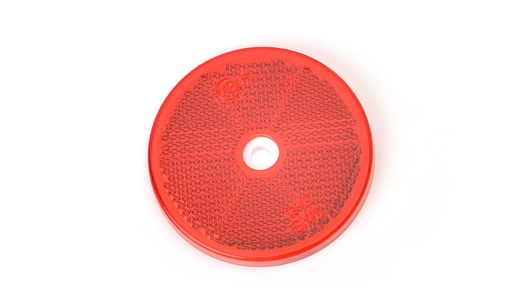 Catadioptre rouge rond