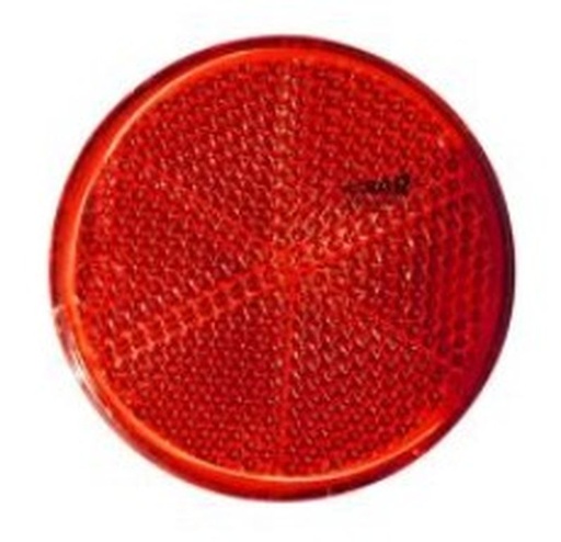 Catadioptre 60/1 rouge autocollant Ø 57 mm