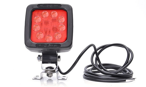 LED phare de travail 110x110x85, 12/24V WAS