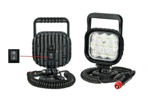 LED phare de travail 125x182x80, 12-36V  PRO-ROCK II
