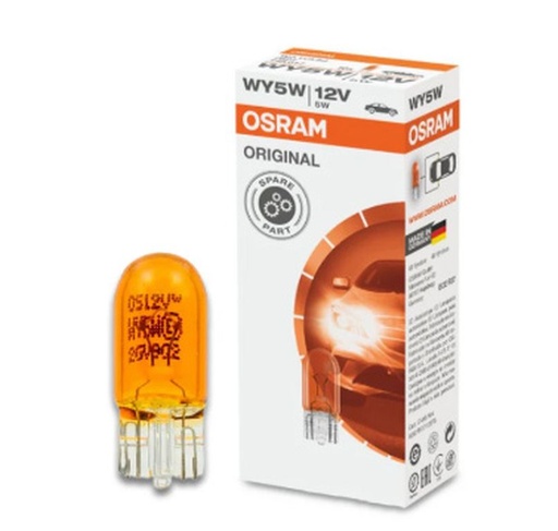 Autolampe OSRAM Glassockell. 12V 5Watt  W2.1X9.5d