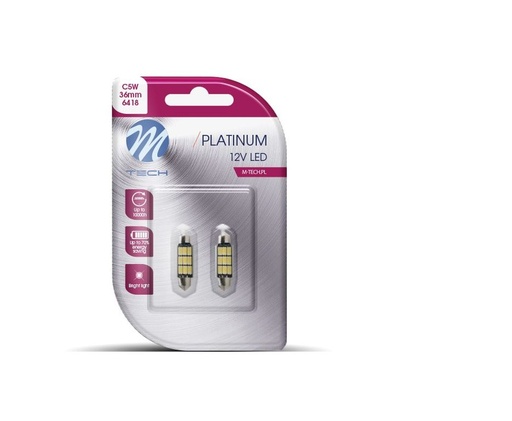 LED Sofitte blister 12V set de 2 pièces (≙10W)