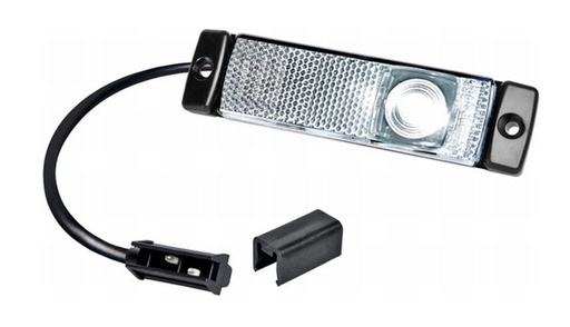LED Feu de position blanc avec catadioptre Hella