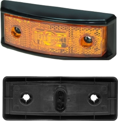 LED feux de position latéraux claire (jaune) PRO-SLIM 24V