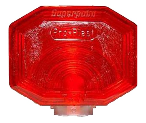 verre de feu Superpoint rouge / blanc
