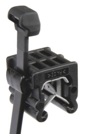 Edge Clips 3.0 - 6.0 mm latéral horizontal noir
