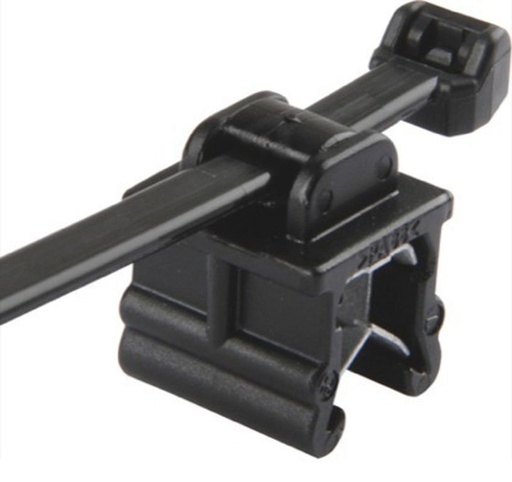 Edge Clips 3.0 - 6.0 mm, noir, collier de câble 4.8mmx200mm