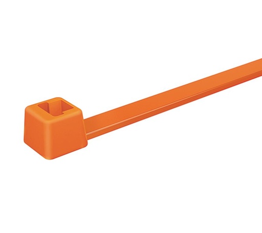 Collier de serrage, 100 x 2,5 mm, orange