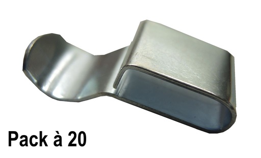 Serre-câble zinqué 15x28x6 mm
