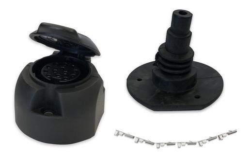 Prise 13 pol  avec 2 micro-interrupteur 12V