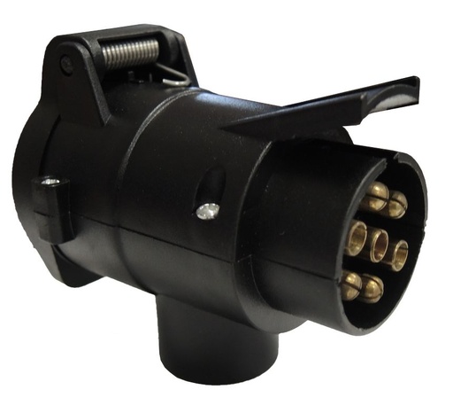 Adaptateur court 7 vers 13 pôles, voiture / remorque