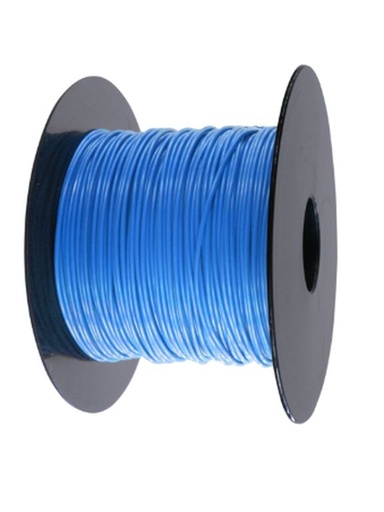 Câble 1 x 0,75 mm², couleur bleue  1 rouleau = 100 m