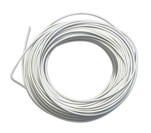Câble 1 x 1.0 blanc, 1 bobine = 50m