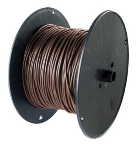 Câble 1 x 1,5 mm², couleur marron, 1 rouleau = 100 m