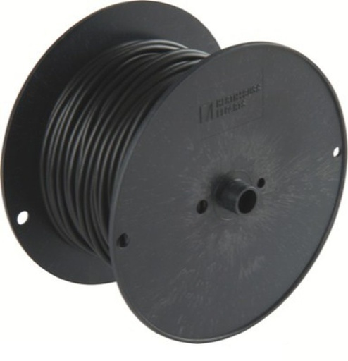 Câble 1 x 2.5 noire, 1 bobine = 50m