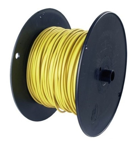 Câble 1 x 2.5 jaune, 1 bobine = 50m