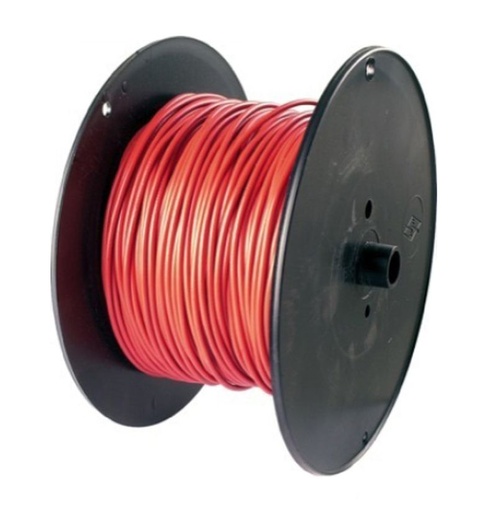 Câble 1 x 4.0 rouge, 1 bobine = 50m