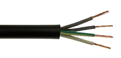 Câble   4-pol 1,0mm²  par / m