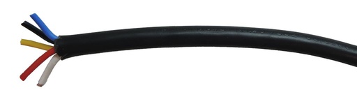 Câble   5-pol 4x 0,75 + 1x 1,5mm²   ga, par / m