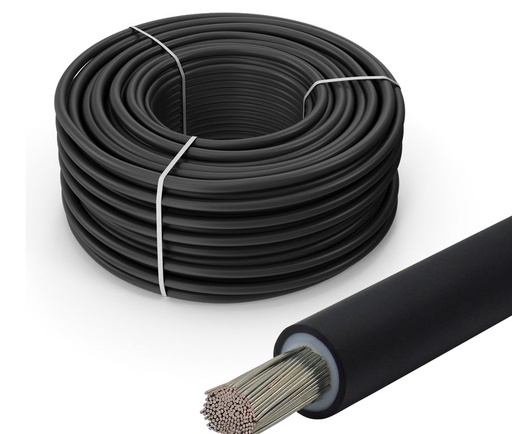 Anlasserkabel 70mm² schwarz hochflex. 1 Rolle = 25m