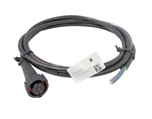 Câble d'alimentation 7 pôles AMP, longueur 2.5m open end